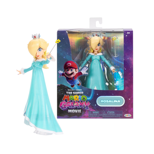 Jakks Pacific Super Mario Galaxy Movie Rosalina Figure (3+) – New in Box