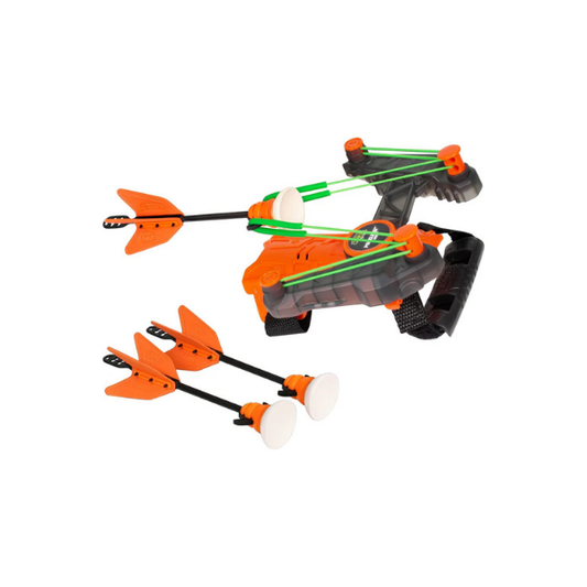 Zing Air Hunterz Wrist Bow Toy – Launch Suction Cup Arrows Up to 45 ft