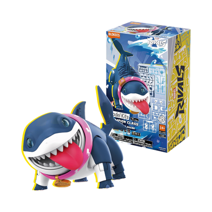 Marvel Rivals Blokees Champion Class Jeff the Land Shark Model Kit (71 Pieces)