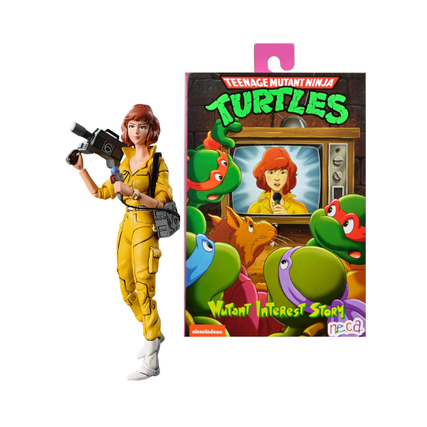 NECA Teenage Mutant Ninja Turtles April O’Neil Mutant Interest Story Ultimate Action Figure