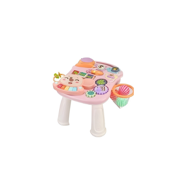 HAWEEK Baby Push Walker 3-in-1, Sit-to-Stand Activity Center with Music