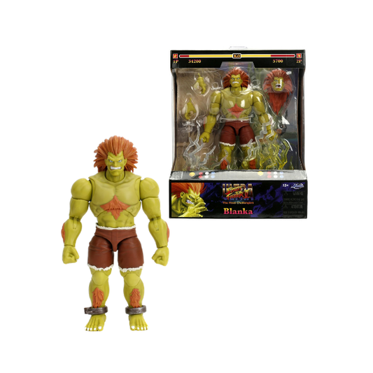 Street Fighter II Blanka 7" Deluxe Action Figure Jada Toys Collectible