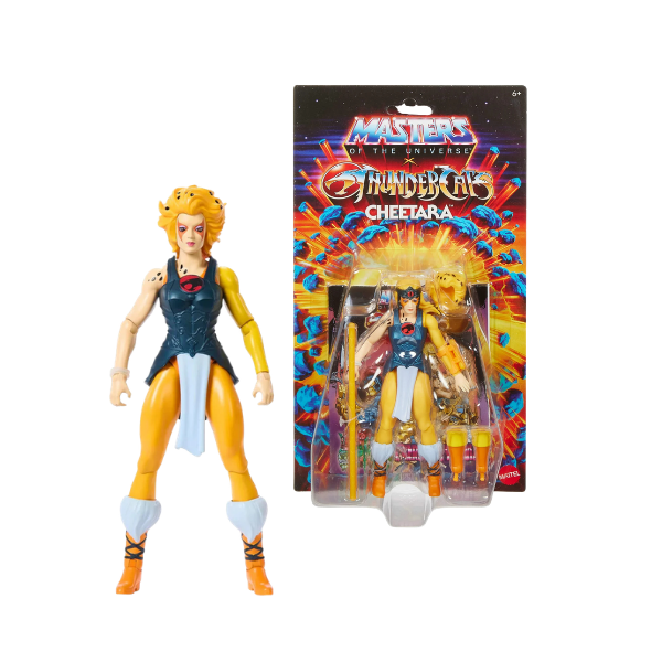 Cheetara MOTU Origins x Thundercats 5.5” Action Figure – Crossover Collector Toy