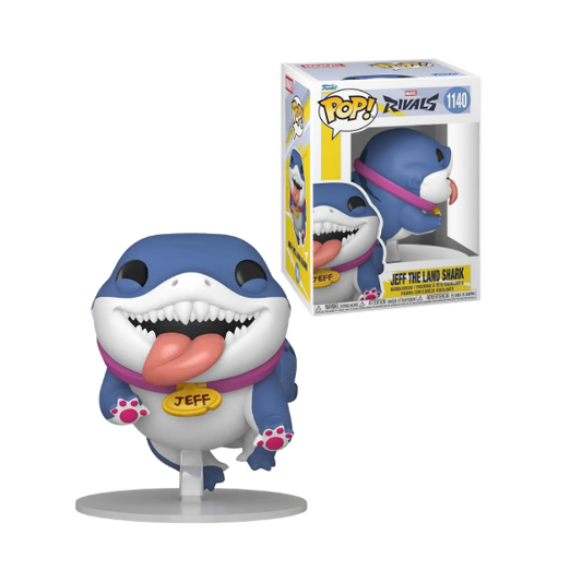 Funko Pop! Marvel Rivals Jeff the Land Shark #1140 Vinyl Bobblehead Figure Marvel Collectible