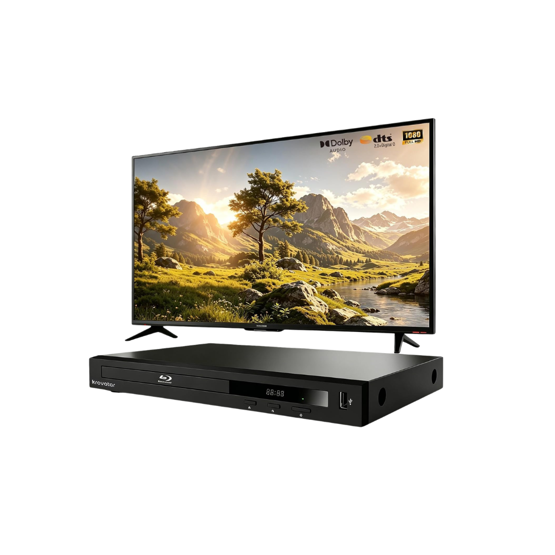 Krovatar KB-200 Blu-ray Player 1080P with Dolby DTS HDMI USB LAN