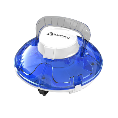 WINNY HJ1102P Cordless Robotic Pool Cleaner – Sapphire Blue and White