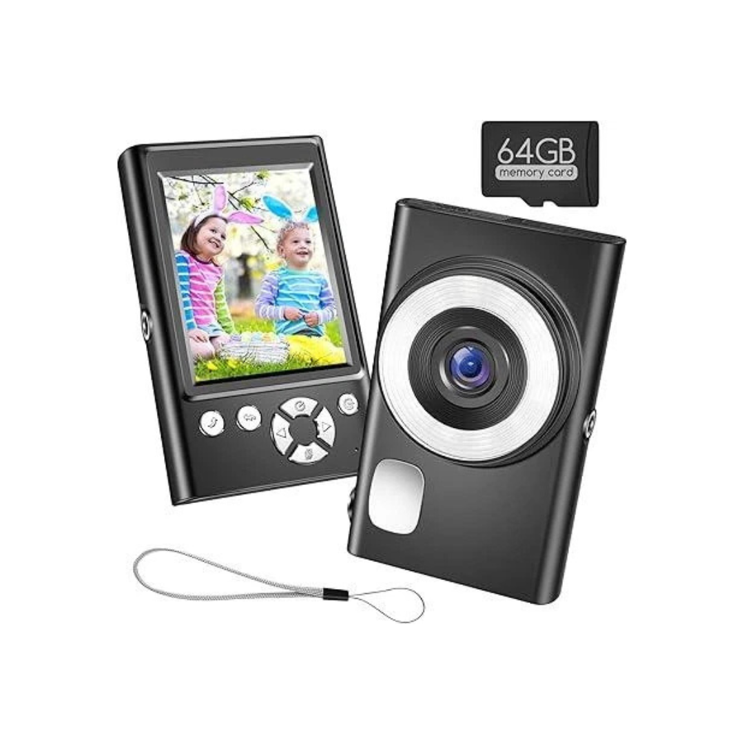 Câmera digital SONSHUYI H12 de 48 MP para crianças e iniciantes - Câmera para vlogs