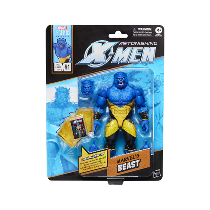 Marvel Legends Astonishing X-Men – Beast Action Figure (with Comic Accessory)