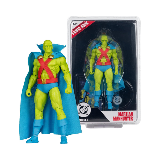McFarlane Toys DC Direct Page Punchers Martian Manhunter 7-Inch Figure with Comic Book
