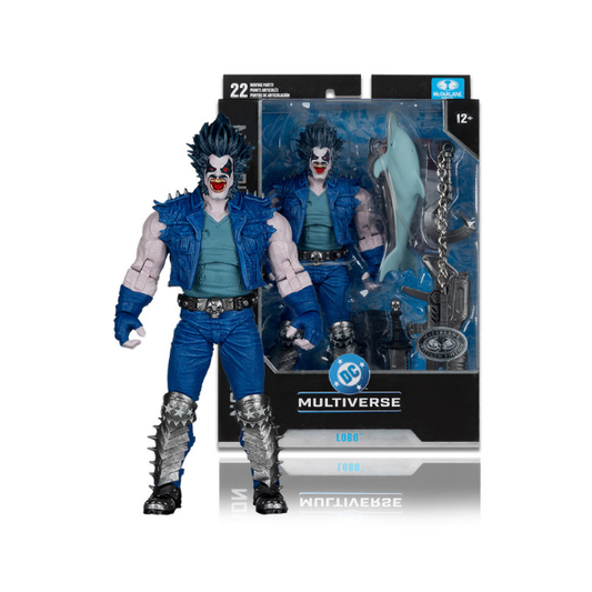 McFarlane DC Multiverse Lobo Collector Edition Platinum 7” Action Figure w/ Accessories