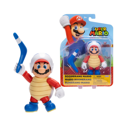 Nintendo Super Mario Boomerang Mario 4" Figure with Boomerang