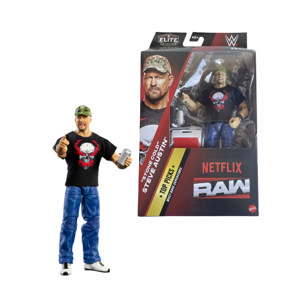 Mattel WWE Raw Top Picks 2025 Stone Cold Steve Austin Action Figure