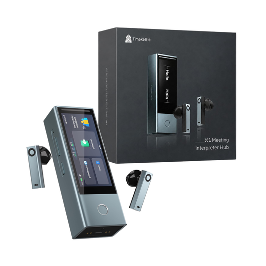 Timekettle X1 Meeting AI Translation Voice Recorder 52 Languages Subscription-Free