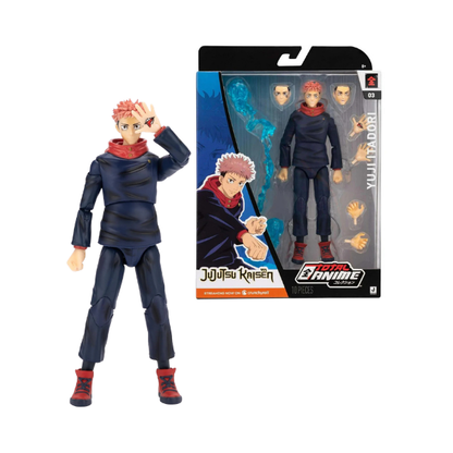 Total Anime Jujutsu Kaisen Yuji Itadori Action Figure – 6.5" Poseable