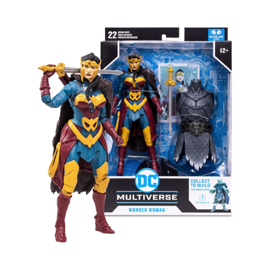 McFarlane Toys DC Multiverse Wonder Woman Endless Winter Frost King Build-A-Figure 7-Inch Action Figure