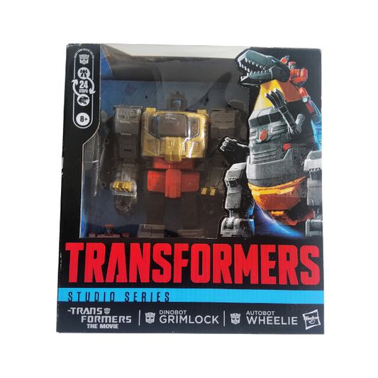 Transformers Studio Series Dinobot Grimlock & Autobot Wheelie – Transformers The Movie Figure Set