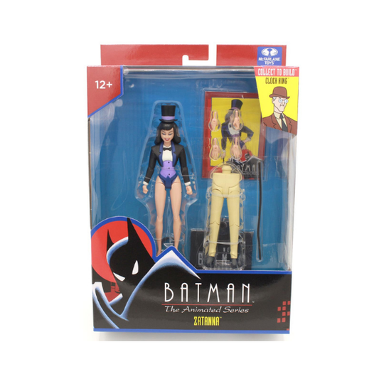 McFarlane DC Multiverse Batman The Animated Series Zatanna Build-A-Figure Clock King Figure 6in