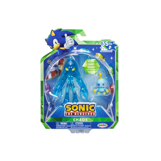 Sonic the Hedgehog Chaos Action Figure with Chao – Jakks Pacific 35th Anniversary