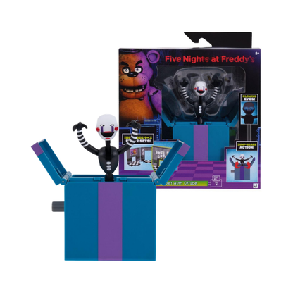 Five Nights at Freddy’s 2 Puppet with Office 5-Inch Jazwares Action Figure Set with Glow-in-the-Dark Eyes & Jumpscare Feature
