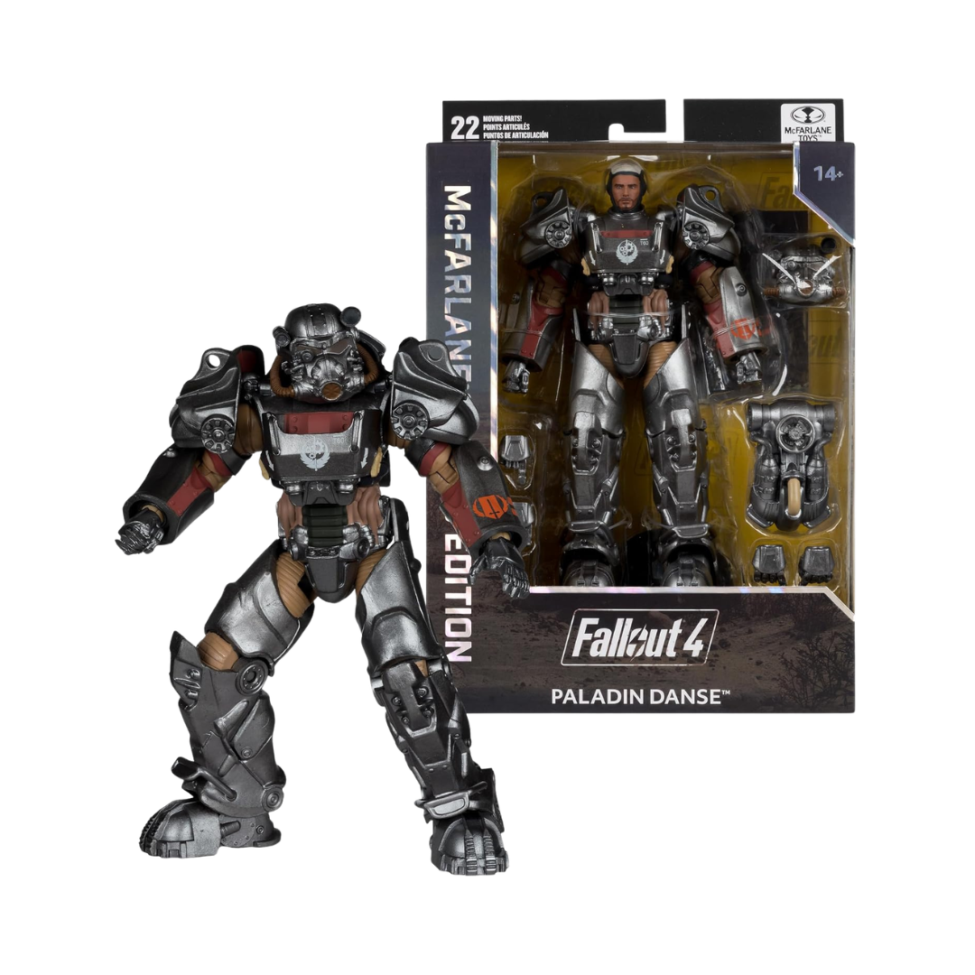 McFarlane Gaming Edition Fallout 4 Paladin Danse T60 Power Armor 7 Inch Action Figure