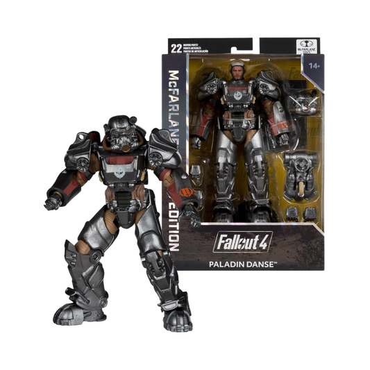 McFarlane Gaming Edition Fallout 4 Paladin Danse T60 Power Armor 7 Inch Action Figure