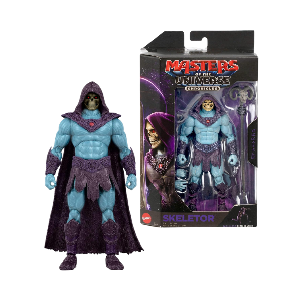 Masters of the Universe Chronicles Skeletor Evil Lord of Destruction Deluxe Articulation Action Figure