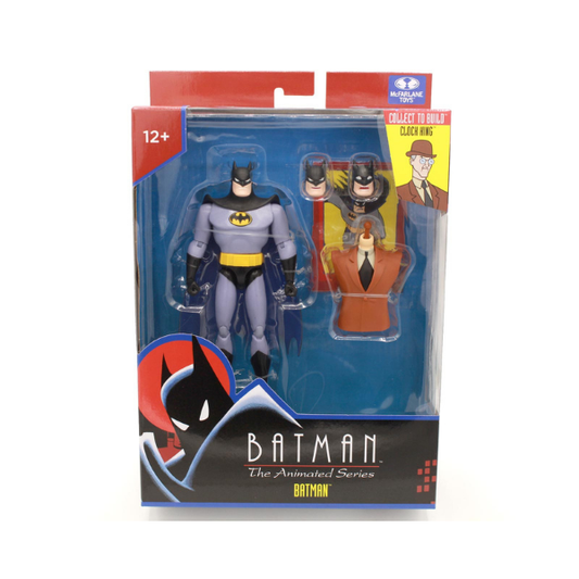 McFarlane DC Multiverse Batman The Animated Series Batman Gray Suit Build-A-Figure Clock King Figure 6in