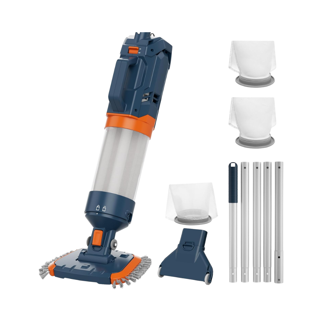 AQUAFYSH AQ70 Cordless Pool Vacuum 18.9 GPM Handheld Pool Cleaner