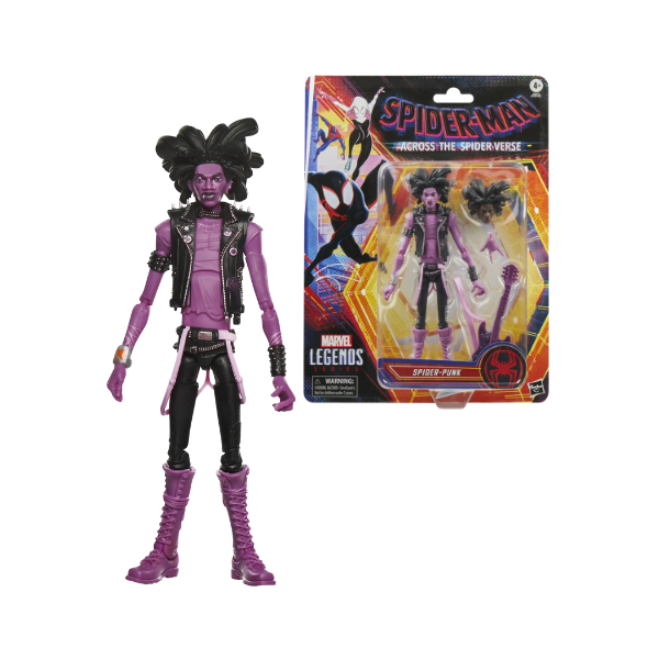 Marvel Legends Spider-Punk 6" Action Figure Across the Spider-Verse Hasbro