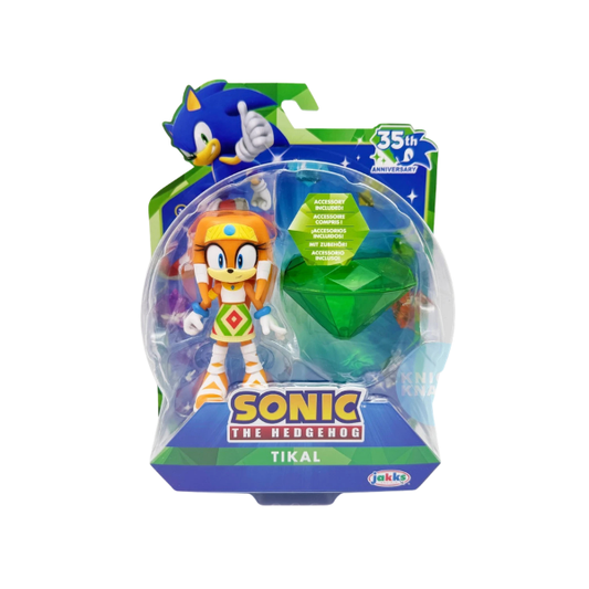 Sonic the Hedgehog Tikal Action Figure with Master Emerald – Jakks Pacific 35th Anniversary