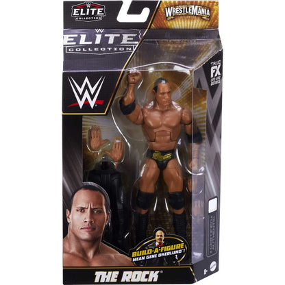 WWE Elite The Rock 6” WrestleMania Action Figure with Accessories