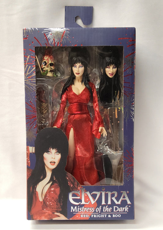 "NECA Elvira Mistress of the Dark 8" Action Figure - Red Fright & Boo"