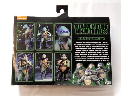 "NECA TMNT 2-Pack Leonardo & Donatello Collectibles - 6 Inch"