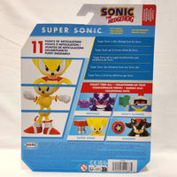 Sonic the Hedgehog Classic Super Sonic 4" Action Figure with Star Spring