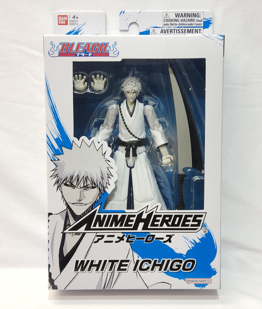 Bandai Namco Anime Heroes Bleach White Ichigo 7" Action Figure
