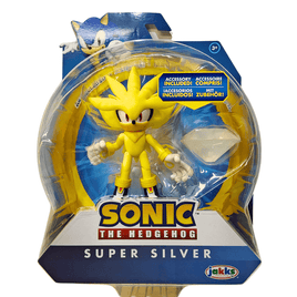 "Jakks Sonic Hedgehog Super Silver Action Figure 4-Inch"