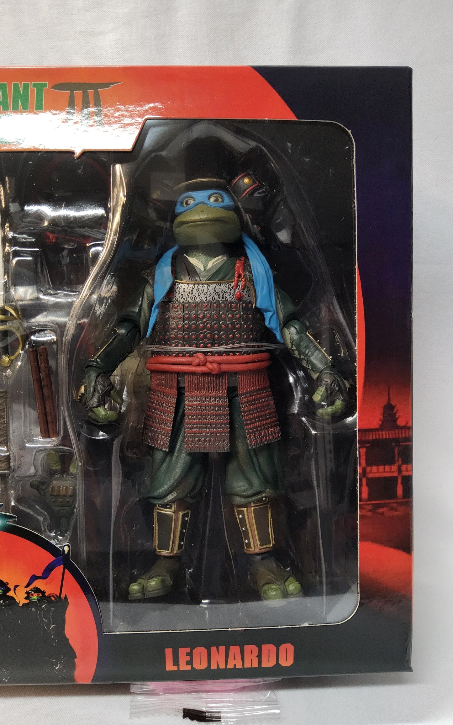TMNT Teenage Mutant Ninja Turtles 3 Michelangelo & Leonardo Samurai 7 2-Pack