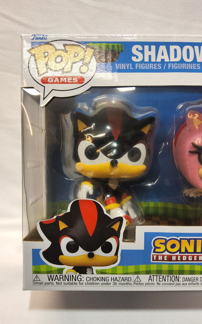 Funko POP! GAMES Sonic the Hedgehog Shadow & Amy 2pk - Limited Edition
