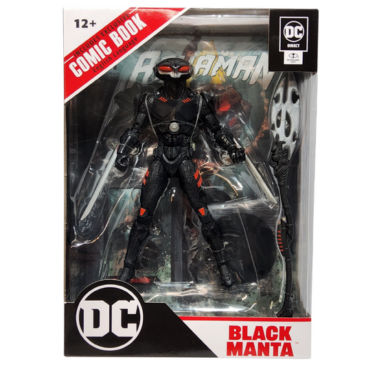 McFarlane Toys DC Direct Black Manta Action Figure w/ Comic