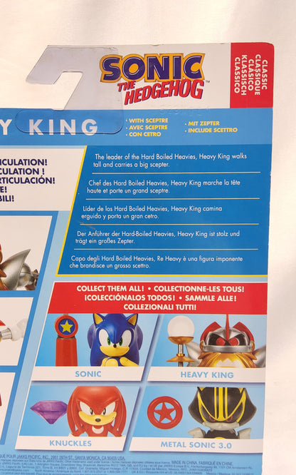 Sonic the Hedgehog Jakks Sonic Heavy King 4" Action Figure