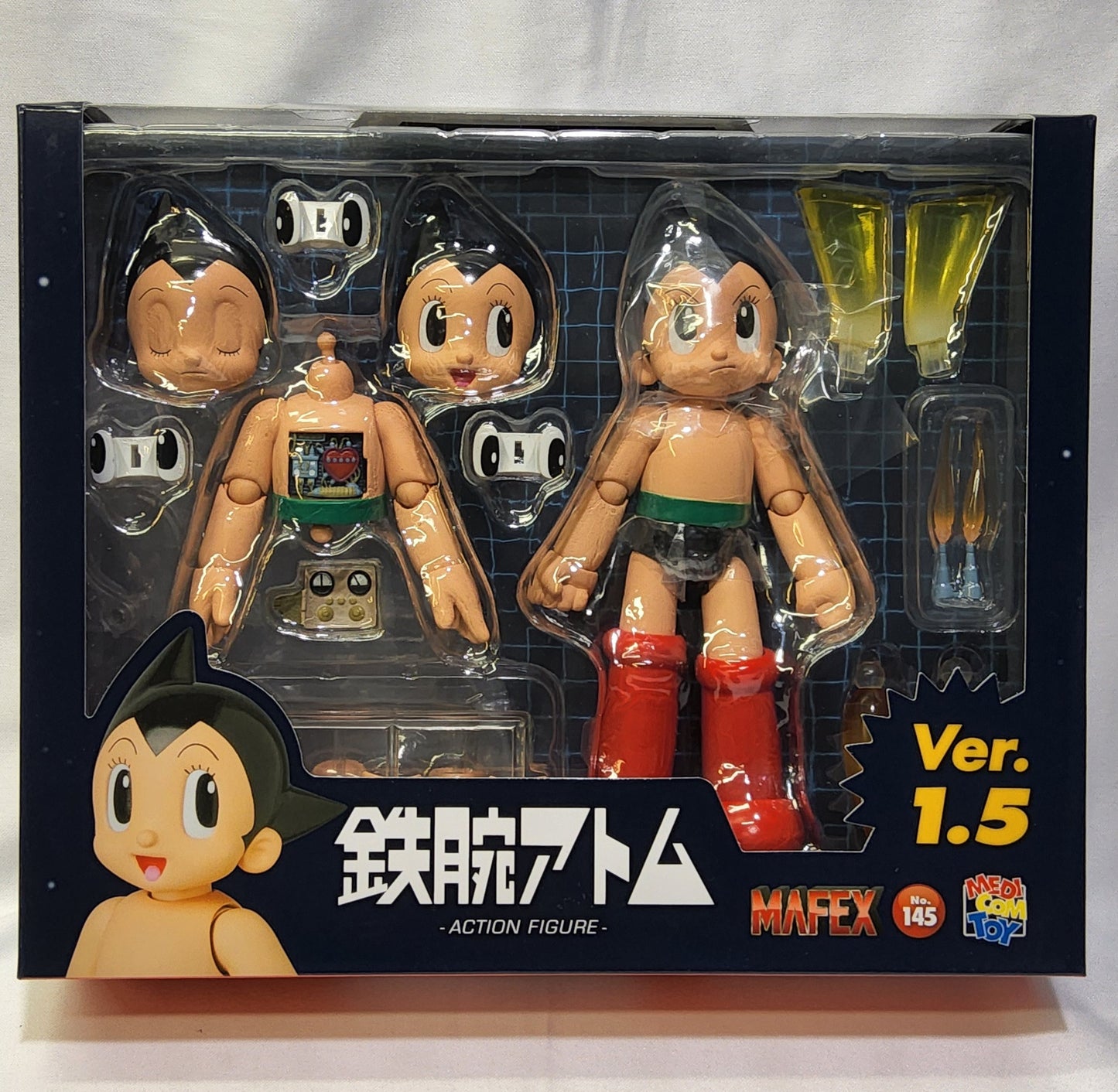 MAFEX ASTRO BOY Atom Ver.1.5 No.145 Action Figure - Medicom Toy Japan Import