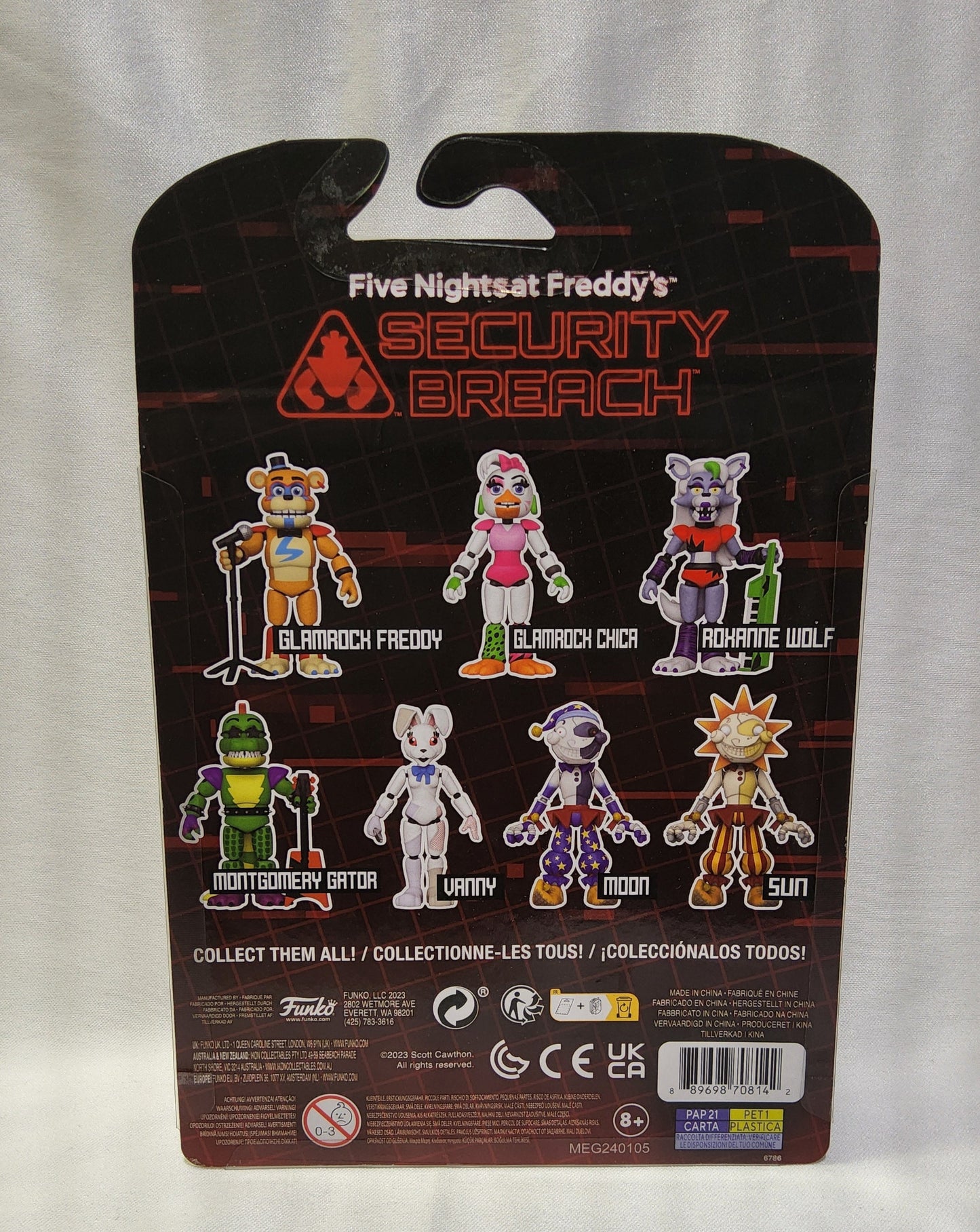 Funko FNAF Security Breach Moon 5.7" Five Nights at Freddy's Action Figure
