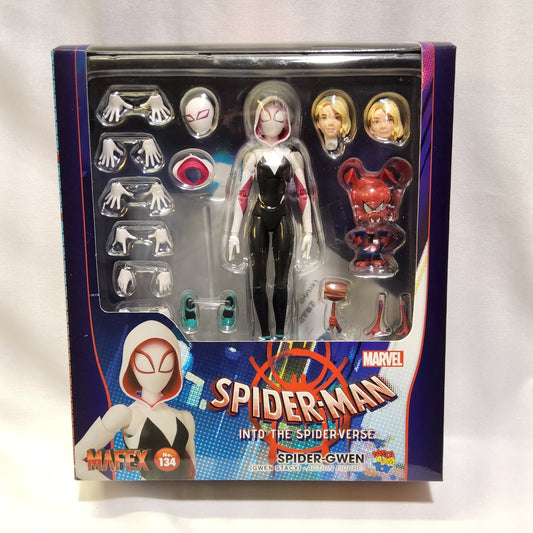 MAFEX Gwen Stacy Spider-Verse 5.5" Action Figure + Spider-Ham