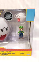 Super Mario King Boo, Boo, Luigi 3-Pack Action Figures - Jakks Pacific