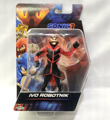 Jakks Pacific Sonic the Hedgehog 3 Ivo Robotnik Action Figure 5" | Ages 3+