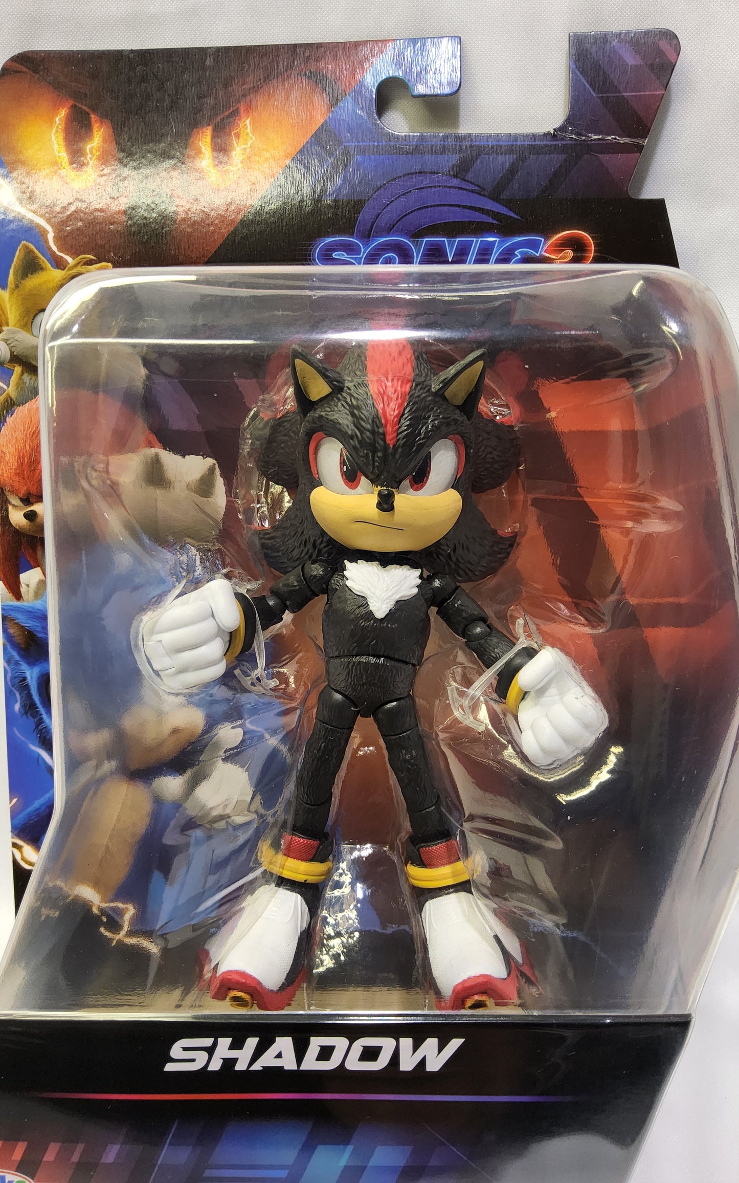 Sonic 3 Movie 5-Inch Shadow Action Figure – Highly Articulated Toy for Kids