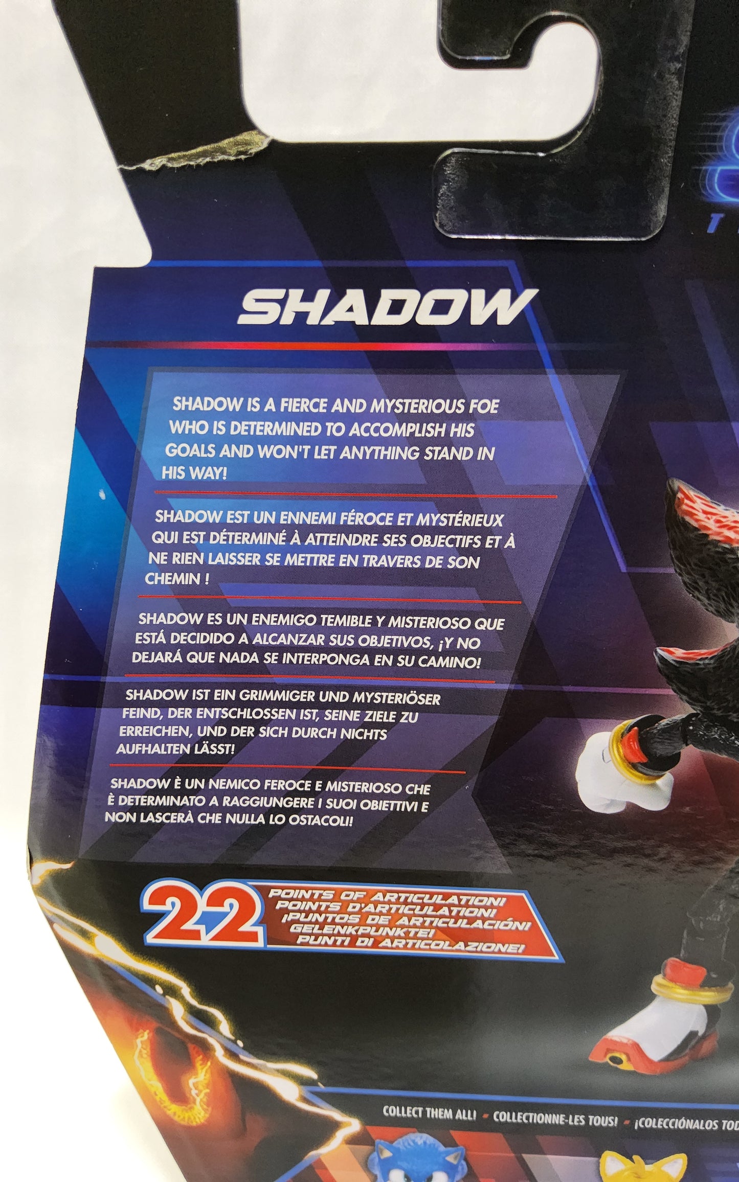 Sonic 3 Movie 5-Inch Shadow Action Figure – Highly Articulated Toy for Kids