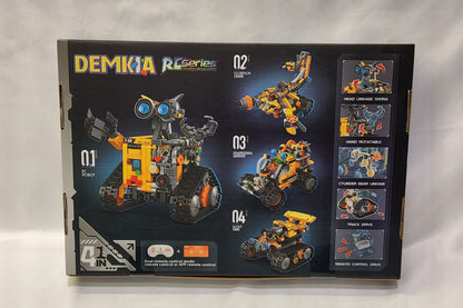 Rechargeable 4-in-1 Robot Building Set | Remote & App Controlled | STEM Toy