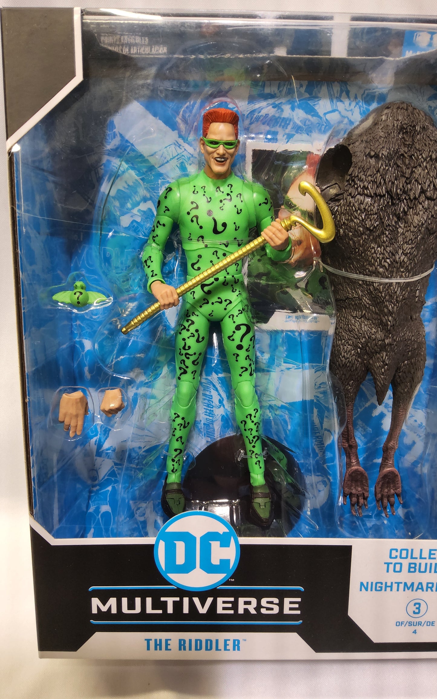 DC Build-A Wave 13 Riddler Action Figure - 7-Inch Scale, McFarlane Toys