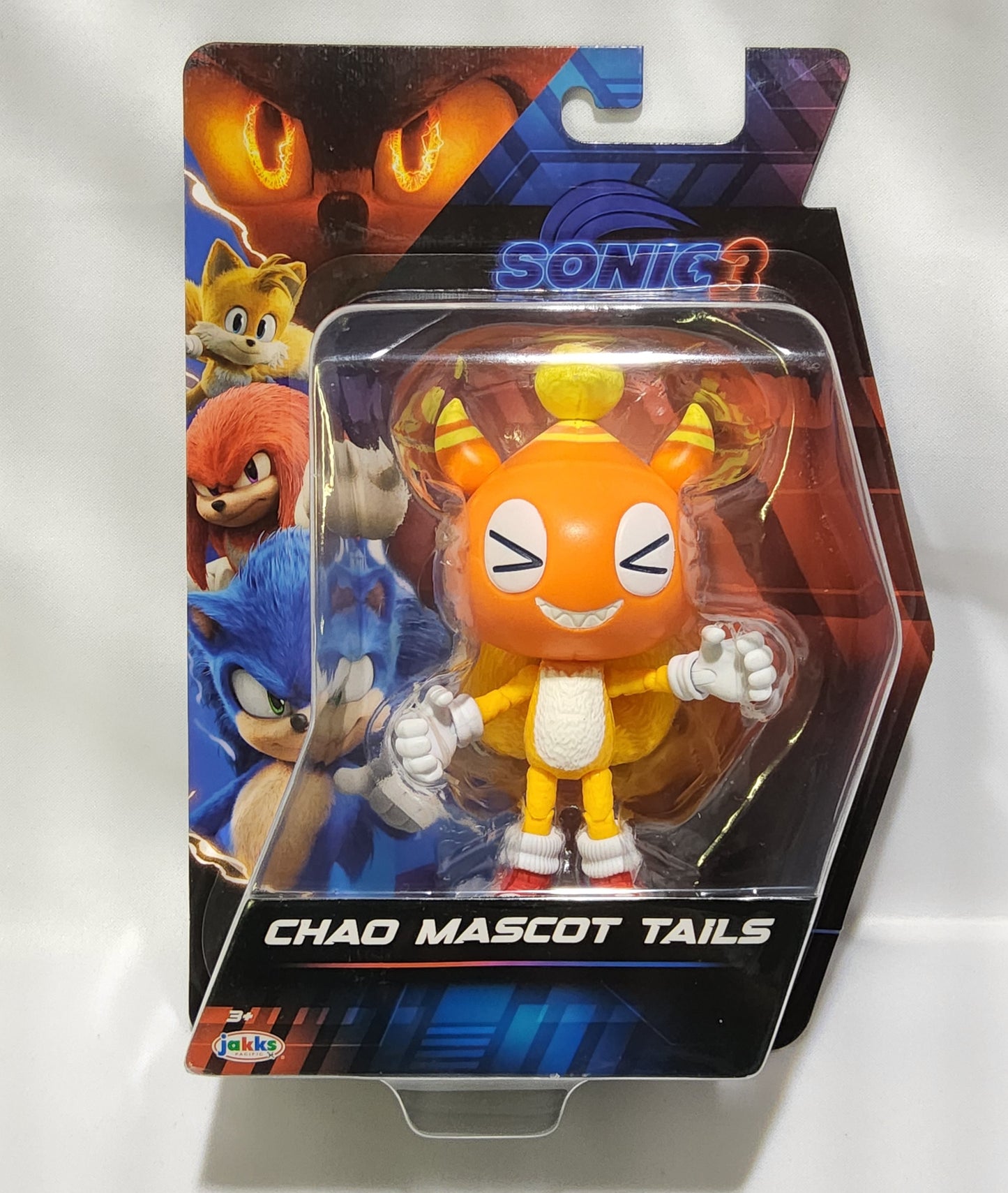 Sonic 3 Movie 5-Inch Chao Mascot Tails Action Figure - Highly Articulated Toy